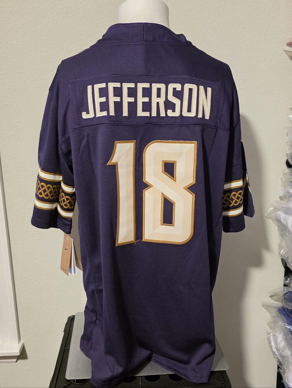 Minnesota Vikings Justin Jefferson Rivalry Jersey